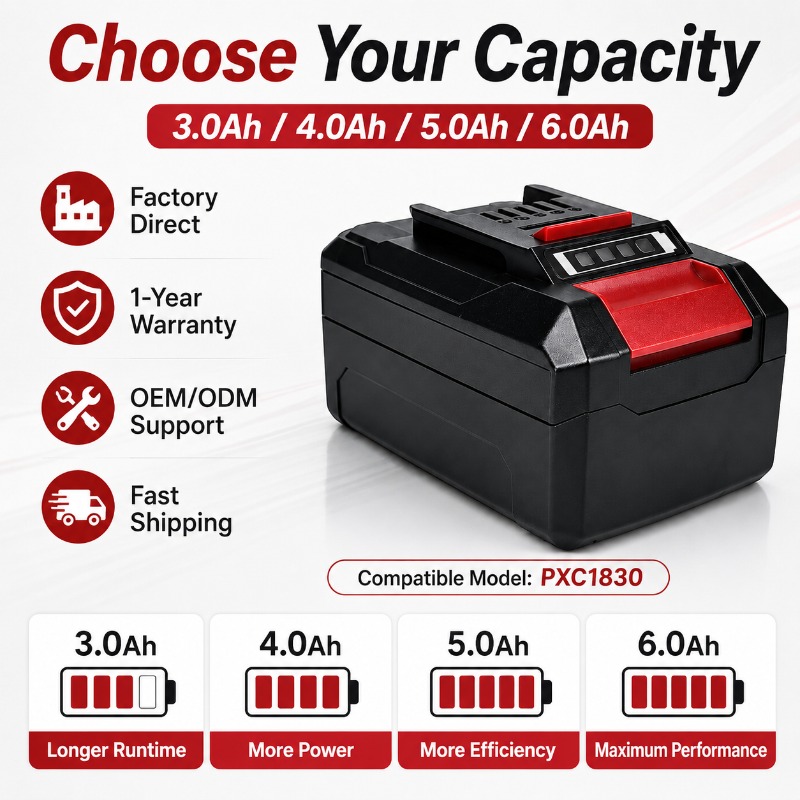 Power Xchange Tools - 이헨 PXC1830 파워 X-체인지 배터리용 교체