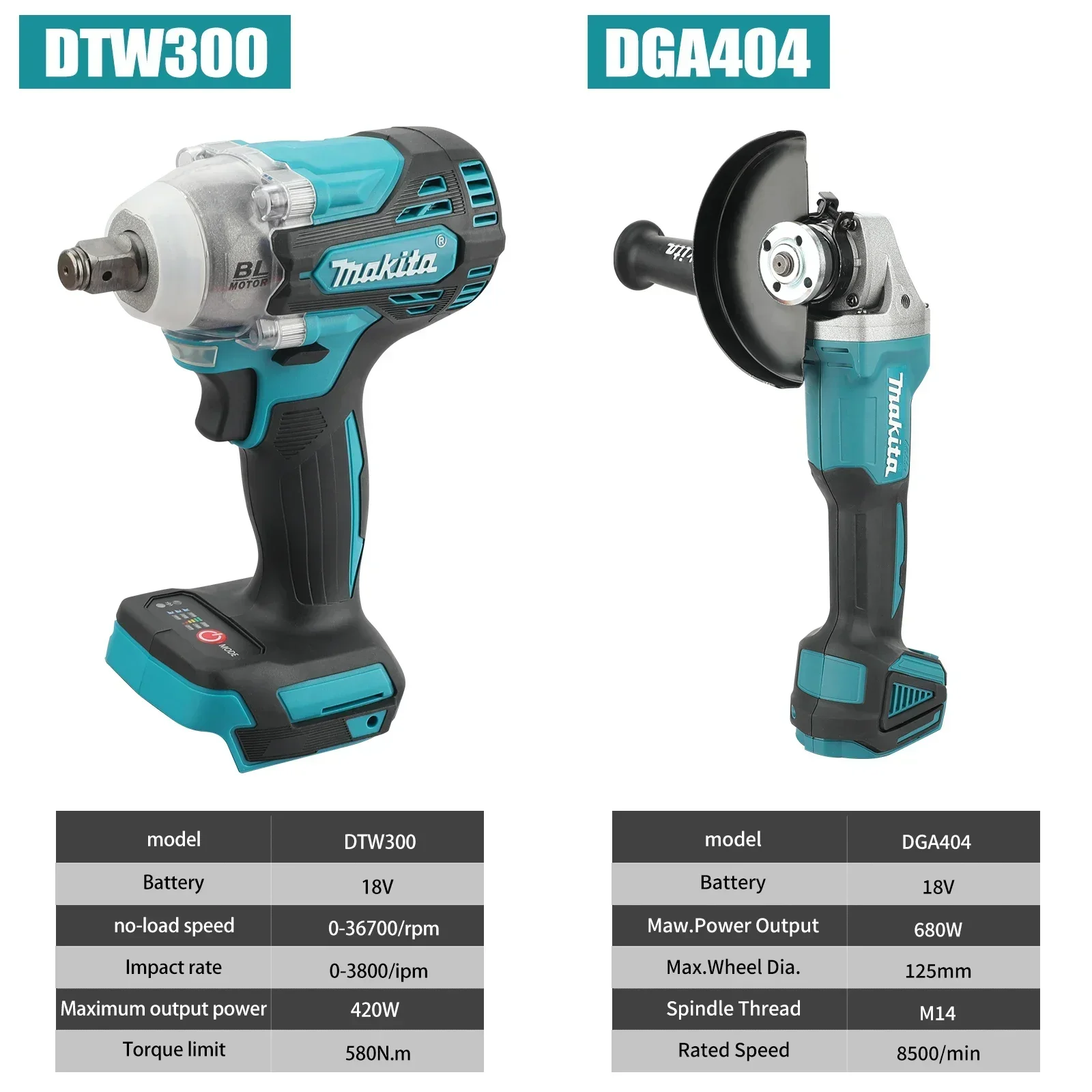 마키타 DTW300 또는 DGA404 콤보 세트: 18 - Makita Drill Dtw300 리뷰 및 가격